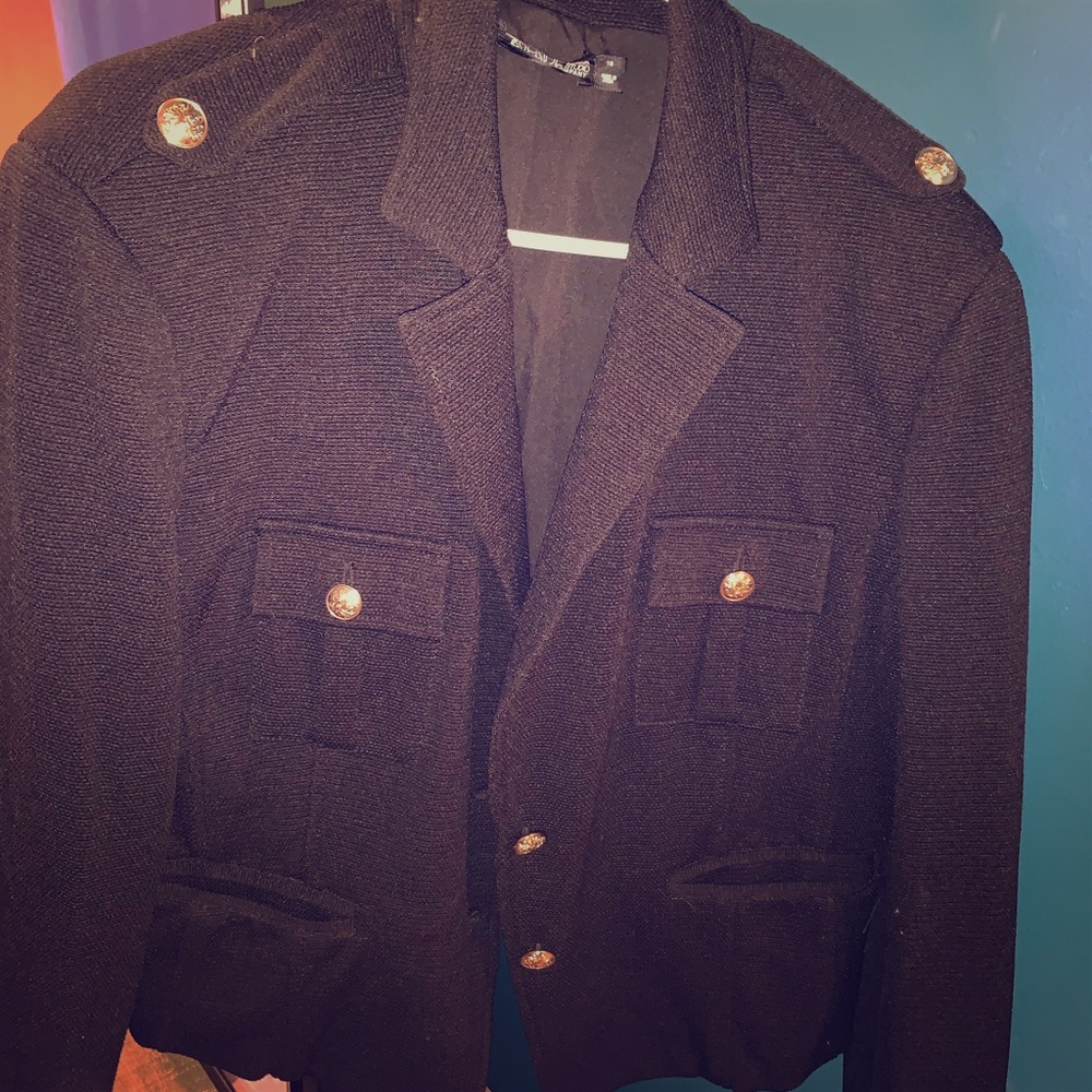 Gold button jacket
